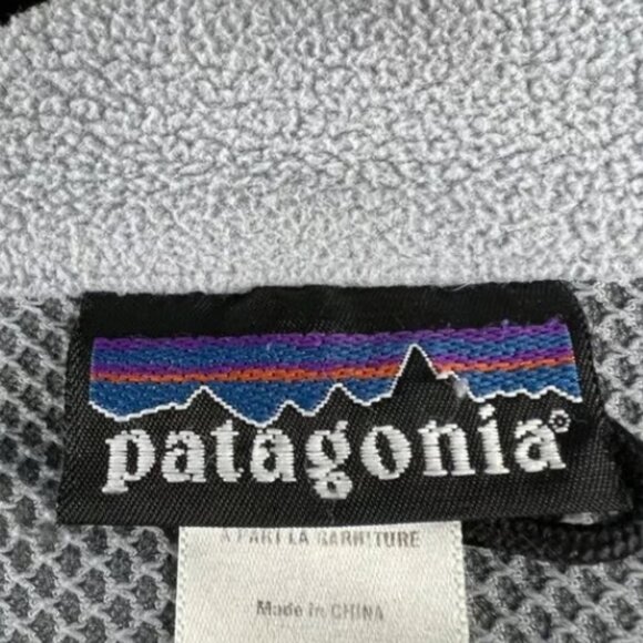 Patagonia Women's White Smoke Hooded Full Zip DWR Jacket Coat Size Large Gray - Picture 6 of 10